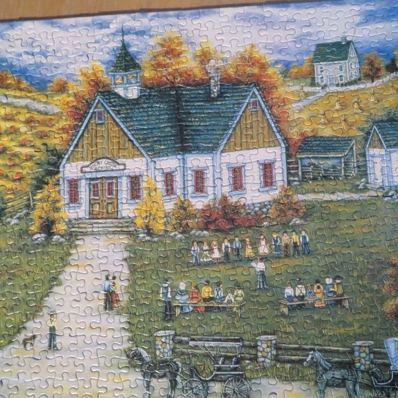 Sure-Lox Artist Collection 5 Deluxe Puzzles 3250 Pieces COMPLETE (P188) - Picture 2 of 8
